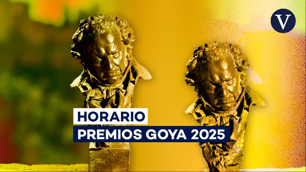Premios Goya 2025: horario y dónde ver hoy la gala