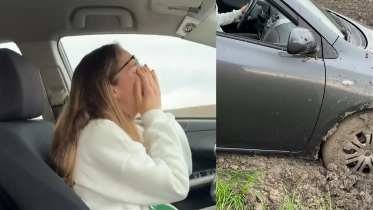 Se queda atrapada con el coche en el barro en Cádiz y acaba llamando a su padre llorando: “Si digo lo que opino me llevan preso”