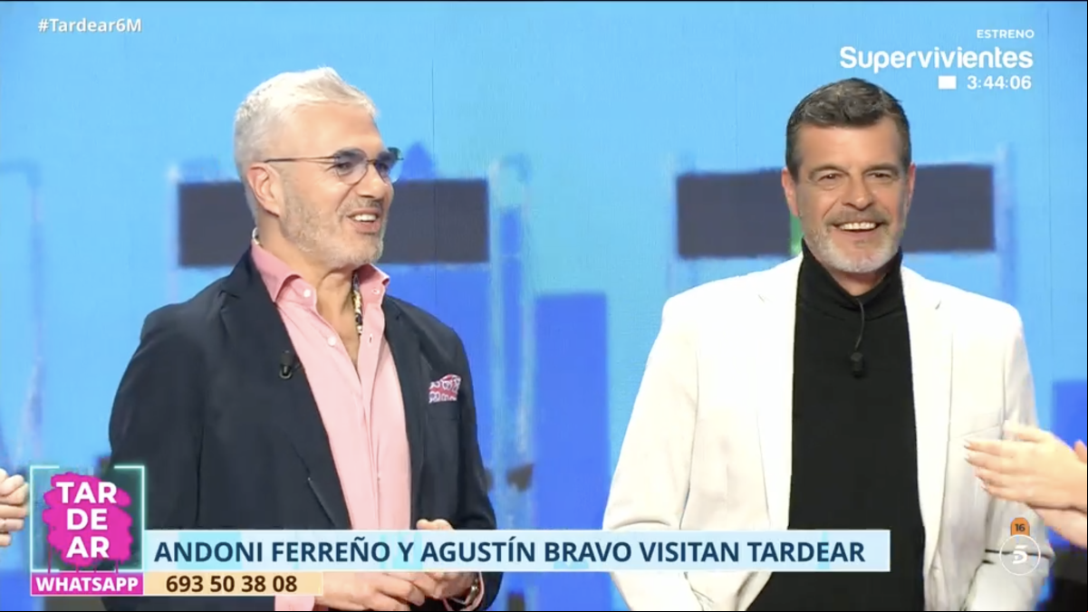 Andoni Ferreño y Agustín Bravo reaparecen en Telecinco por su 35 aniversario: “¡Si estamos mejor que nunca!”