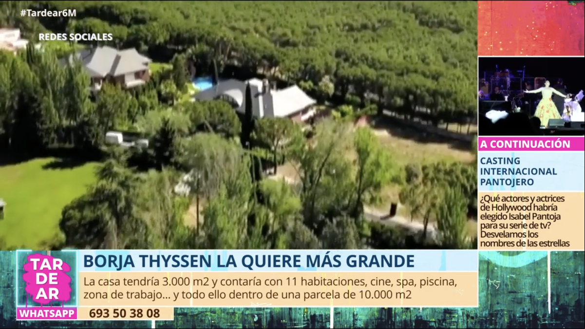 Once habitaciones, sala de cine y las mejores vistas de La Finca: así es la espectacular casa en construcción de Borja Thyssen y Blanca Cuesta