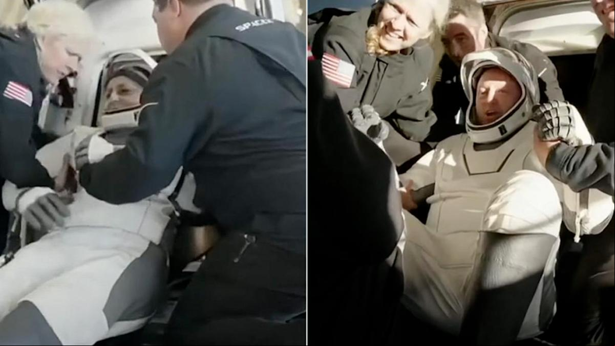Williams y Wilmore, los astronautas que regresan a casa tras nueve meses varados en el espacio