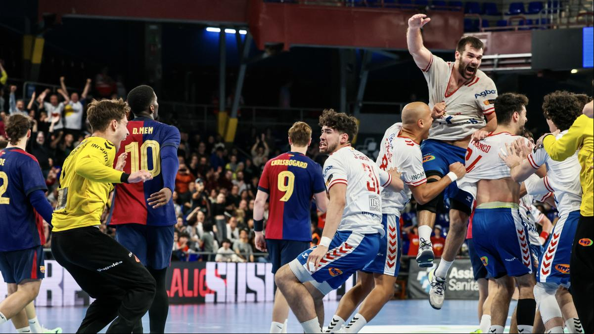 El Fraikin Granollers frustra la celebración de la Liga Asobal al Barça
