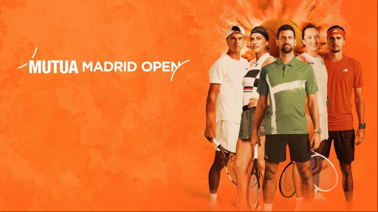 Disfruta de los mejores partidos del Mutua Madrid Open en directo desde el sofá de tu casa
