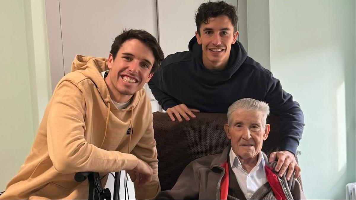 Marc Márquez: “Mi abuelo siempre decía que quería llegar a los 93 años porque es mi número, pero justo murió con 92”