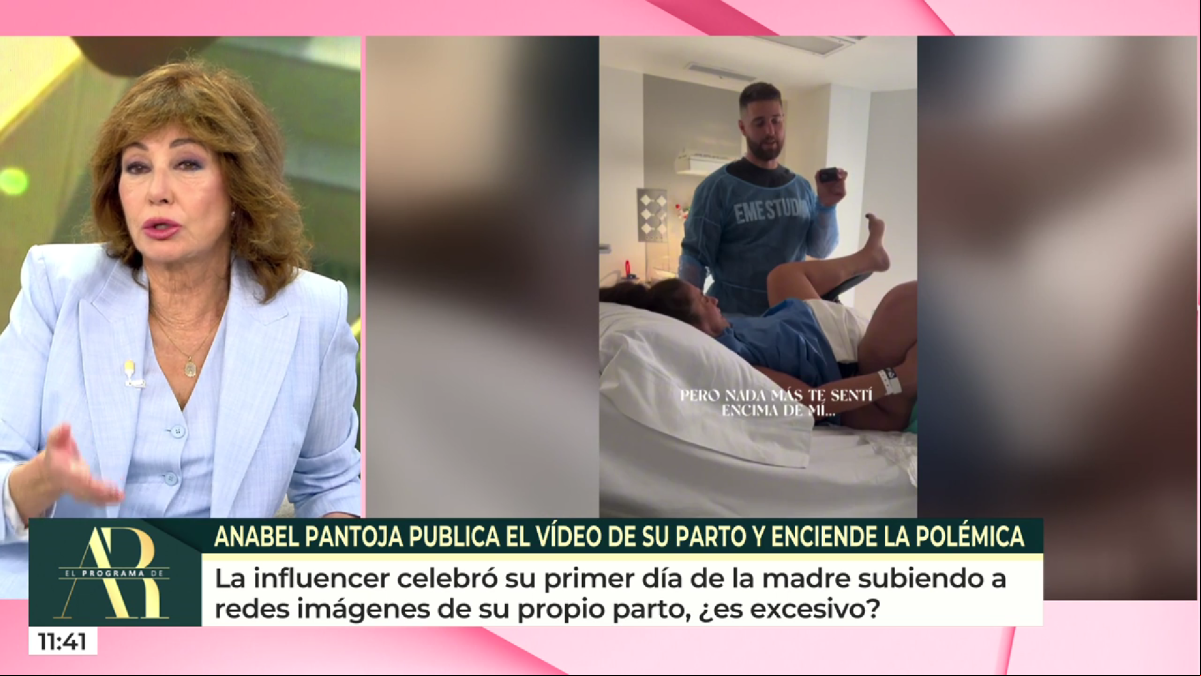 Ana Rosa Quintana estalla contra Anabel Pantoja por compartir imágenes explícitas de su parto: “Son situaciones muy íntimas”
