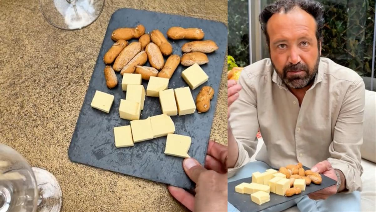 Le dan queso vegano sin saberlo y su reacción automática lo dice todo: “Esto no hay quien se lo coma, infumable”