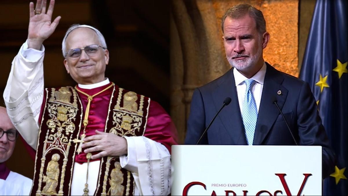 Felipe VI destaca el mensaje de León XIV como “una llamada urgente a superar la confrontación”