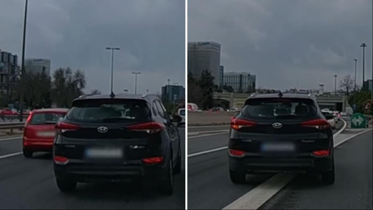 La maniobra sin sentido de un todoterreno en una autopista dirección a Madrid que nadie comprende: “Hay gente indecisa y luego está esta persona”
