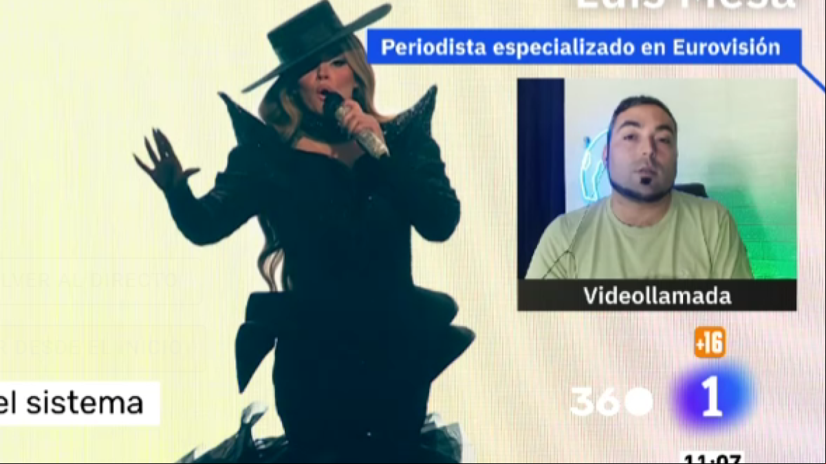 Luis Mesa, periodista experto en Eurovisión: Melody es un animal escénico. Es una pena