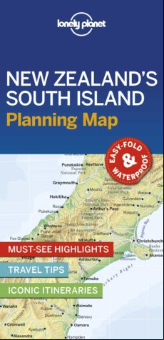 Lonely Planet New Zealands South Island Planning Map 1 2019