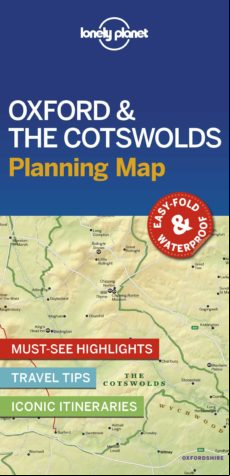 Lonely Planet Oxford & The Cotswolds Planning Map 1 2019