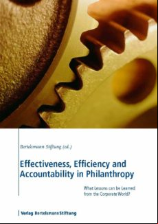 Effectiveness Efficiency And ability In Philanthropy (ebook)