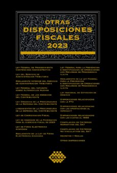 OTRAS DISPOSICIONES FISCALES 2023 EBOOK