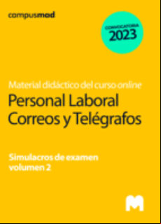 PERSONAL LABORAL CORREOS. SIMULACROS DE EXAMEN (VOL. 2): SOCIEDAD ESTATAL DE CORREOS Y TELÉGRAFOS