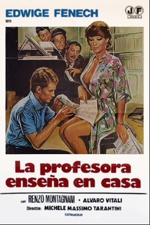 La profesora enseña en casa