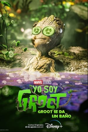 Groot se da un baño