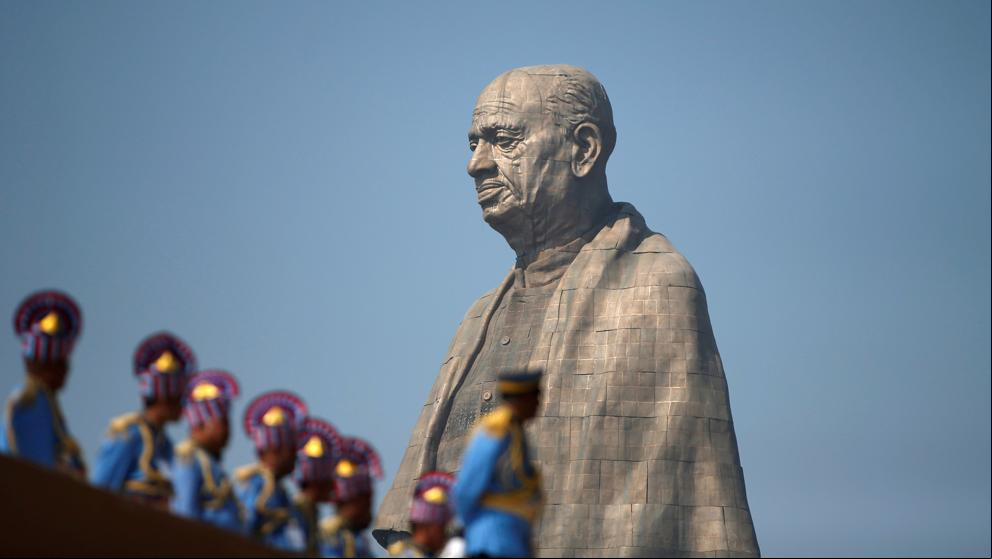 India inaugura la estatua más alta del mundo en honor a un héroe nacional