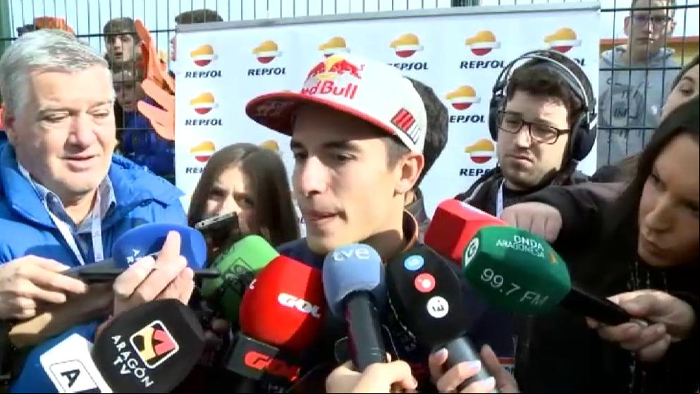 Marc Márquez sobre Lorenzo: “Cada uno trabaja en su lado del box”
