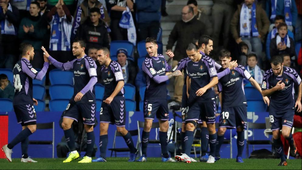 El Valladolid aprovecha los errores de la Real para asaltar Anoeta