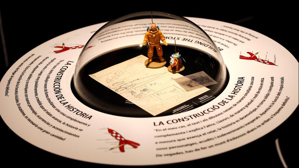 Ciencia y ficción se juntan en la exposición ‘Tintín y la Luna’ de Cosmocaixa