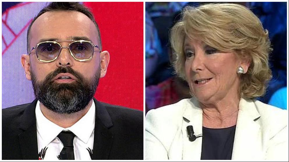 Esperanza Aguirre cuelga a Risto en directo: “Acaban de llamar a la puerta” Esperanza Aguirre cuelga a Risto en directo: “Acaban de llamar a la puerta”