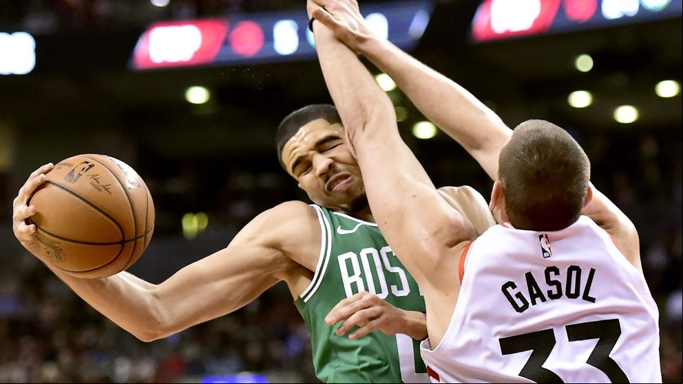 Los Raptors de Gasol ahogan a los Celtics