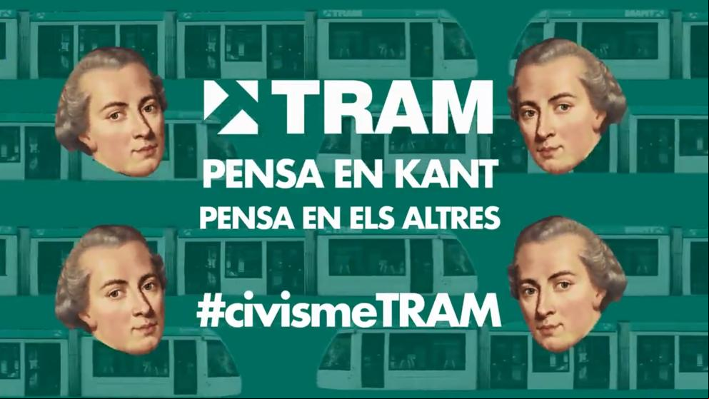 El Tram recurre a Kant y al trap para su nueva campaña de civismo
