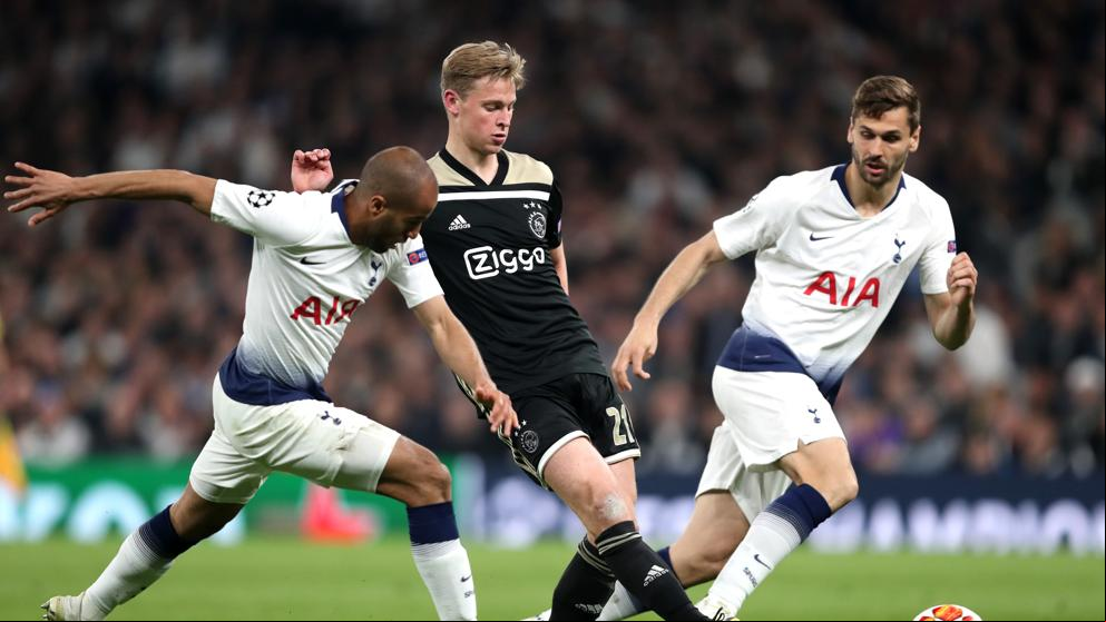 Horario y dónde ver el Ajax - Tottenham de semifinales de la Champions