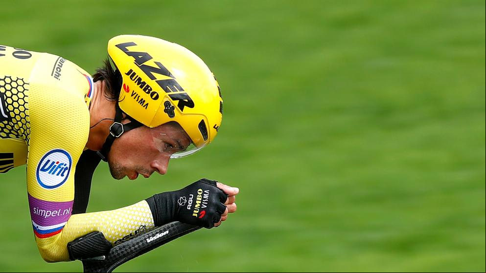Roglic abusa de sus rivales en la contrarreloj