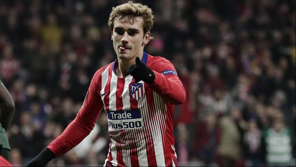 El Atlético de Madrid entrena sin Antoine Griezmann