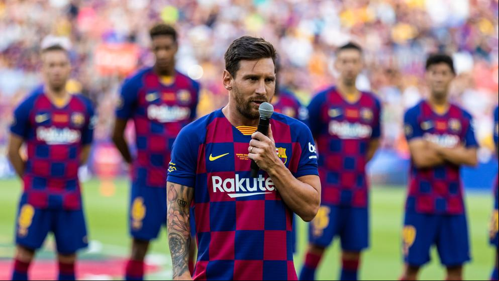 Revive el discurso de Leo Messi en el Trofeo Joan Gamper