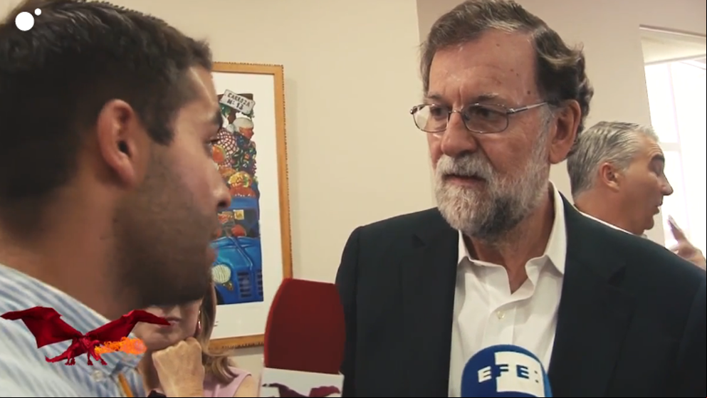 La divertida promesa de Mariano Rajoy a un reportero de ‘Todo es Mentira’