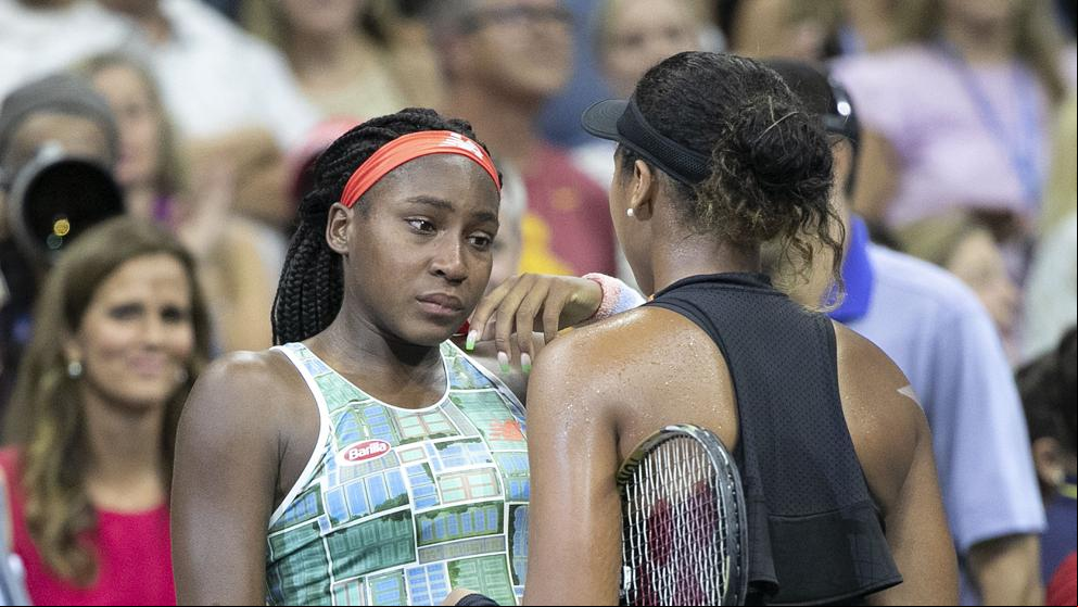 Las lágrimas de Osaka y la adolescente Coco Gauff en el US Open