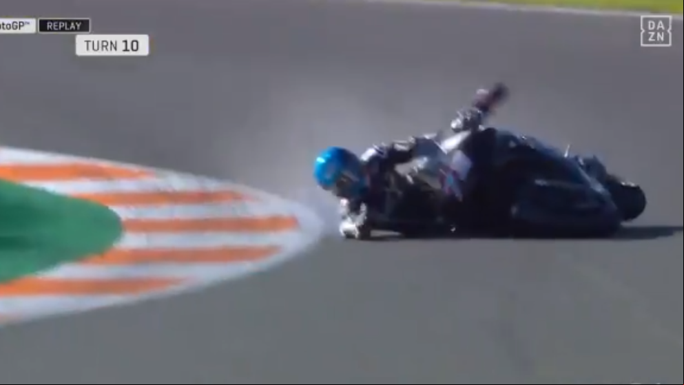 Àlex Márquez debuta con caída y el último crono