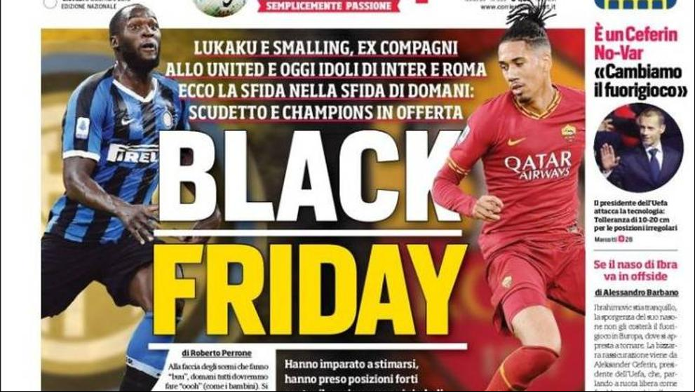 Polémica racista por una portada titulada “Black Friday” con Lukaku y Smalling