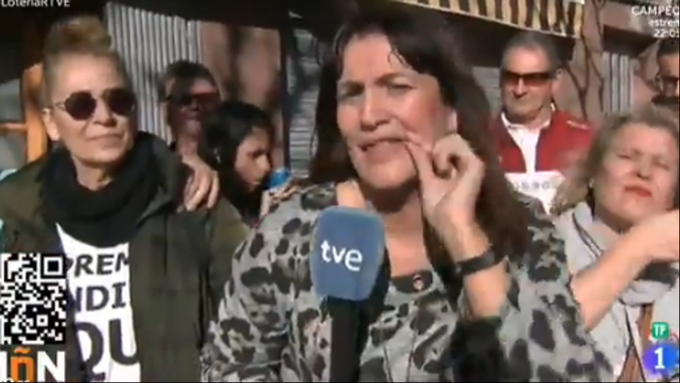 La reportera de TVE confiesa que no ganó ‘el Gordo’