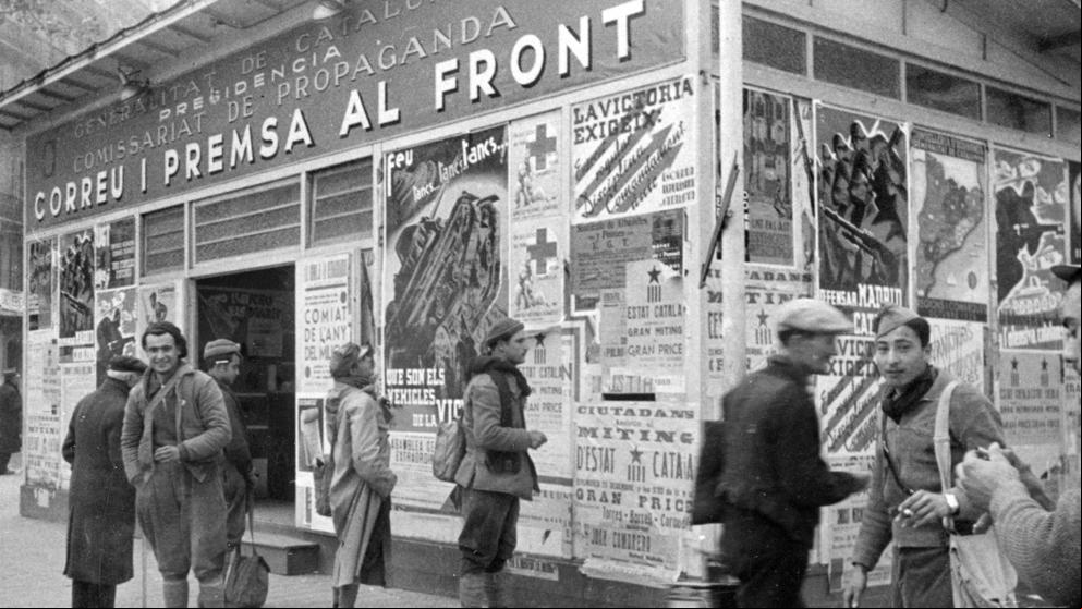 El Comissariat de Propaganda de la Generalitat creó un libro de oro para los ‘turistas de guerra’