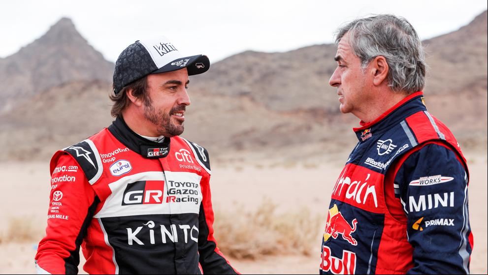 Alonso al copiloto de Sainz: “Si no llega a ser por ti…”