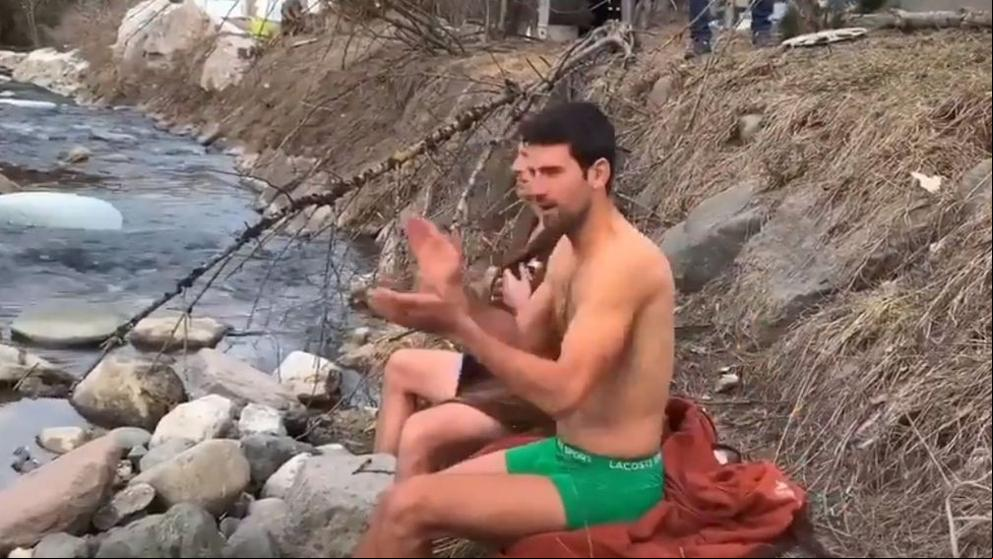 Djokovik muestra su entrenamiento mental y reta a sus seguidores