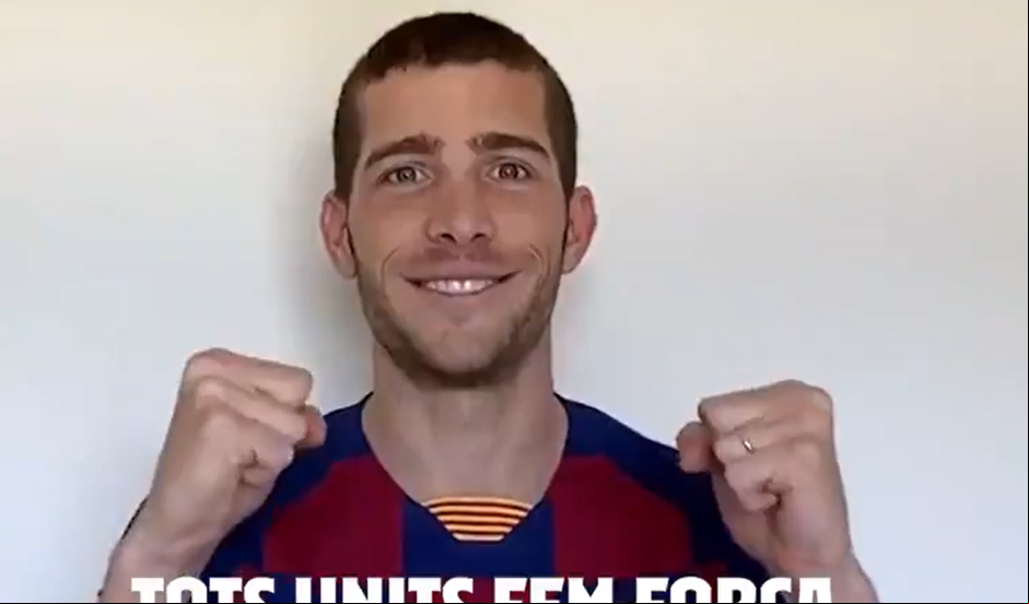 El Barça lanza un vídeo de unión y fuerza contra el coronavirus