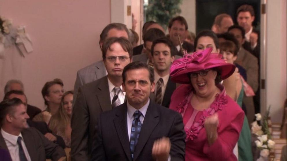El reparto de ‘The Office’ repite el mítico baile de la boda de Jim y Pam en un ceremonia online