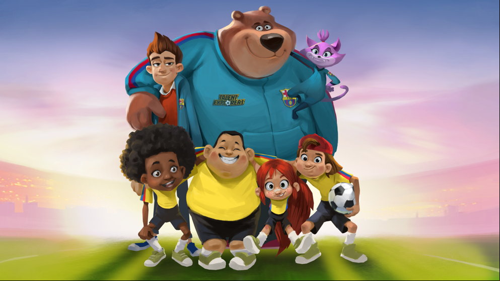 El Barça presenta la futurista serie de animación ‘Talent Explorers’