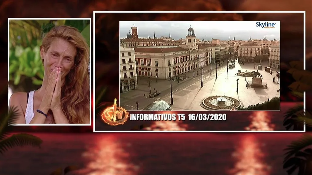 ‘Supervivientes 2020’: Elena, en shock, al ver los estragos por el coronavirus en España