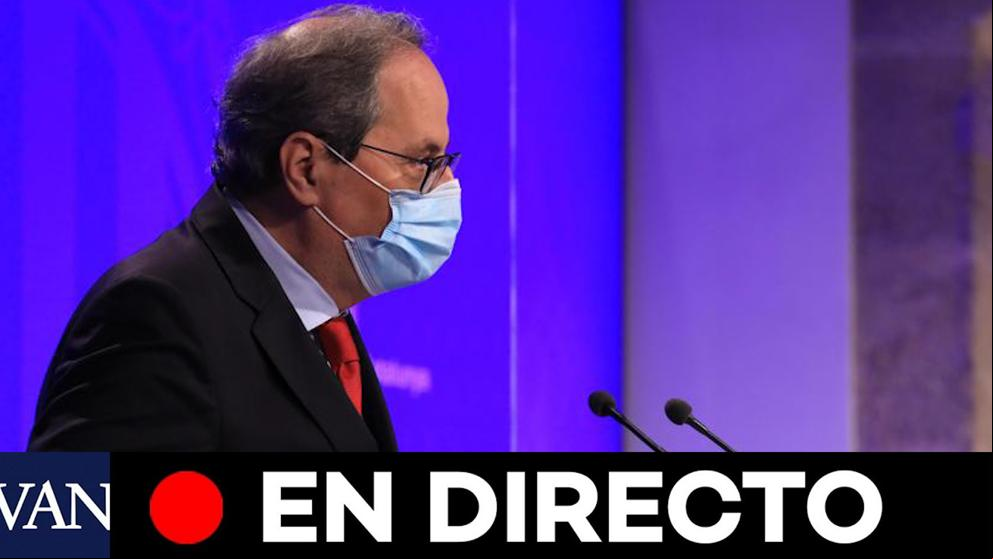 DIRECTO: Declaración institucional del presidente Quim Torra