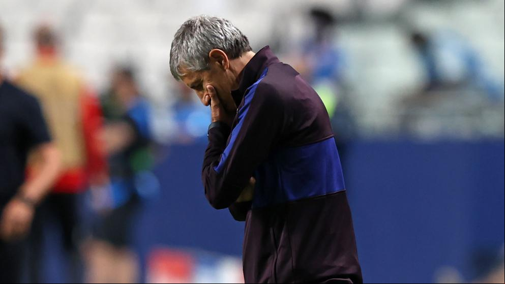 Setién: “Si Piqué pide cambios estructurales, algo de razón tendrá”