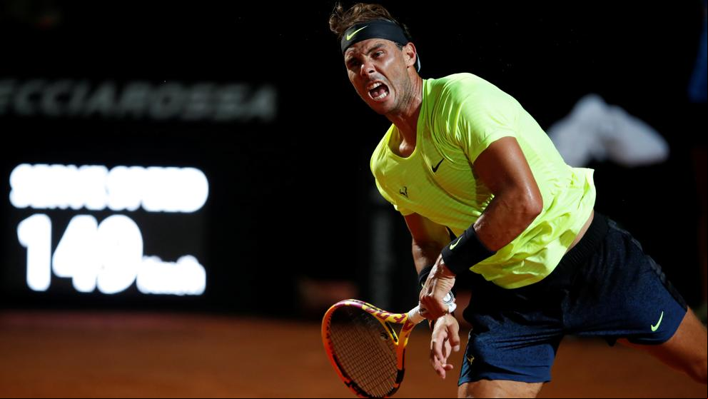Nadal engrasa la máquina en Roma