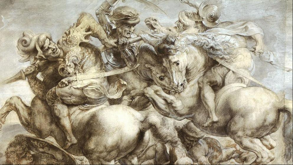 Da Vinci nunca pintó su fresco más buscado, “La batalla de Anghiari”