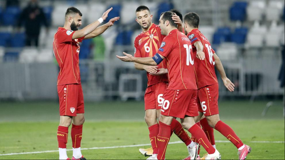 Macedonia del Norte se clasifica para su primera Eurocopa