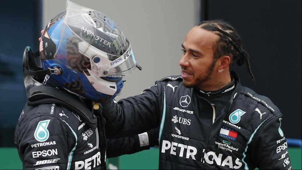 Así humilló Hamilton a Bottas el día que se coronó campeón del mundo por séptima vez